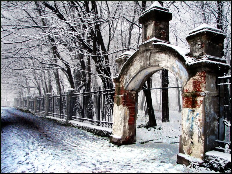 парк на остановке Маяк
